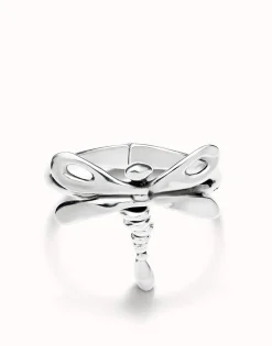 Bangle bracelet with a dragonfly