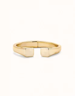 Bangle bracelet with square shape