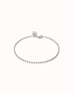Beaded chain charm bracelet