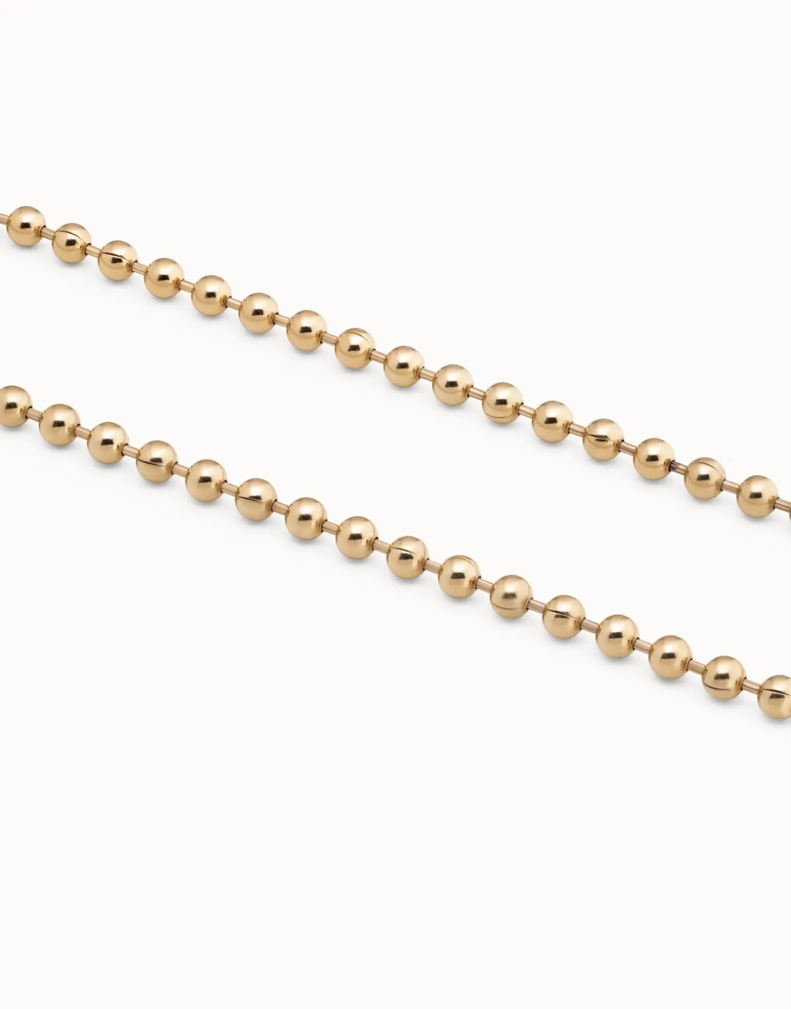 Beaded chain necklace