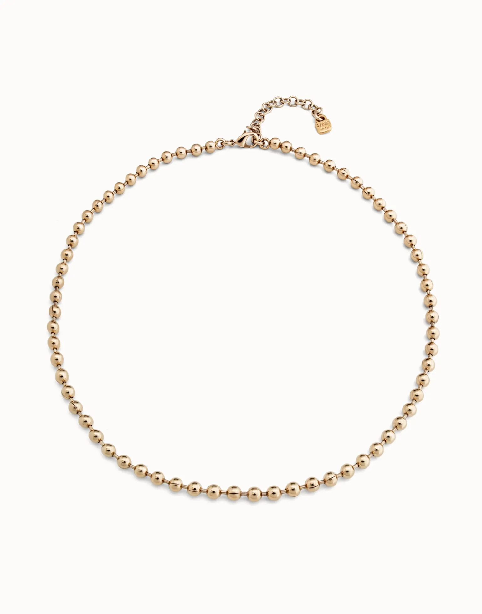 Beaded chain necklace