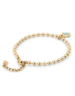 Beaded charm anklet