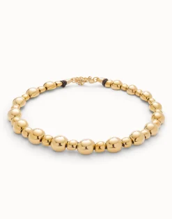 Beaded short necklace