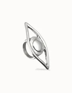 Big eye-shaped ring