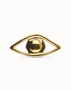 Big eye-shaped ring