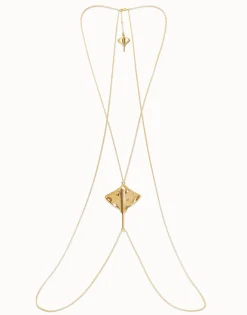 Body chain with manta ray