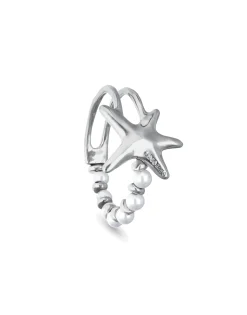 Bracelet with pearls and starfish