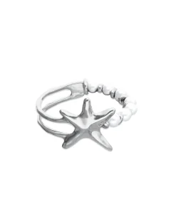 Bracelet with pearls and starfish