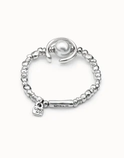 Bracelet with white pearl