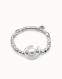 Bracelet with white pearl