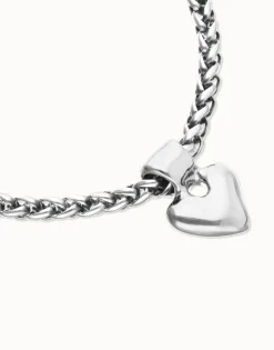 Chain bracelet with small heart detail