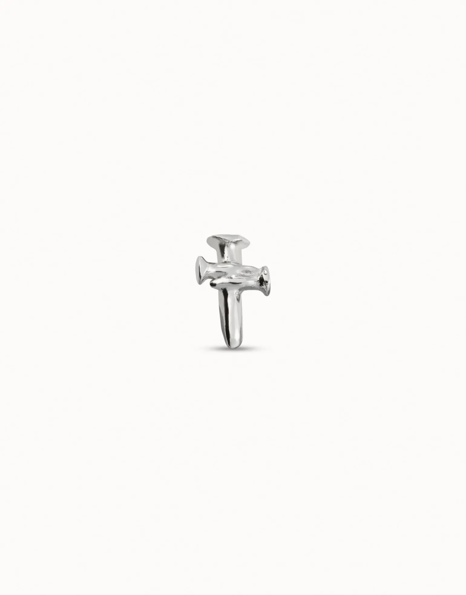 Cross Single Hoop Charm