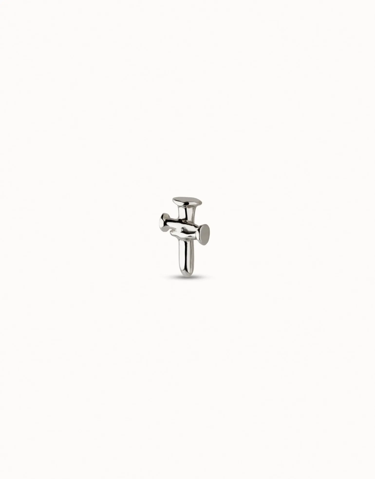 Cross Single Hoop Charm