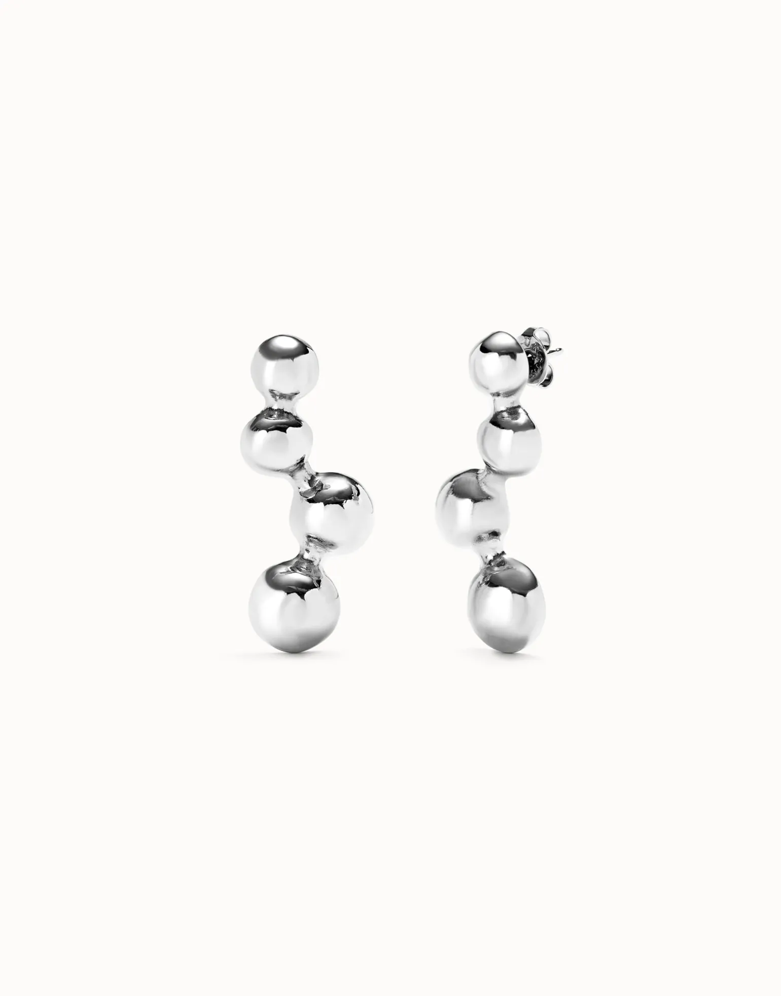 Drop earrings with beads