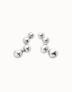 Drop earrings with beads