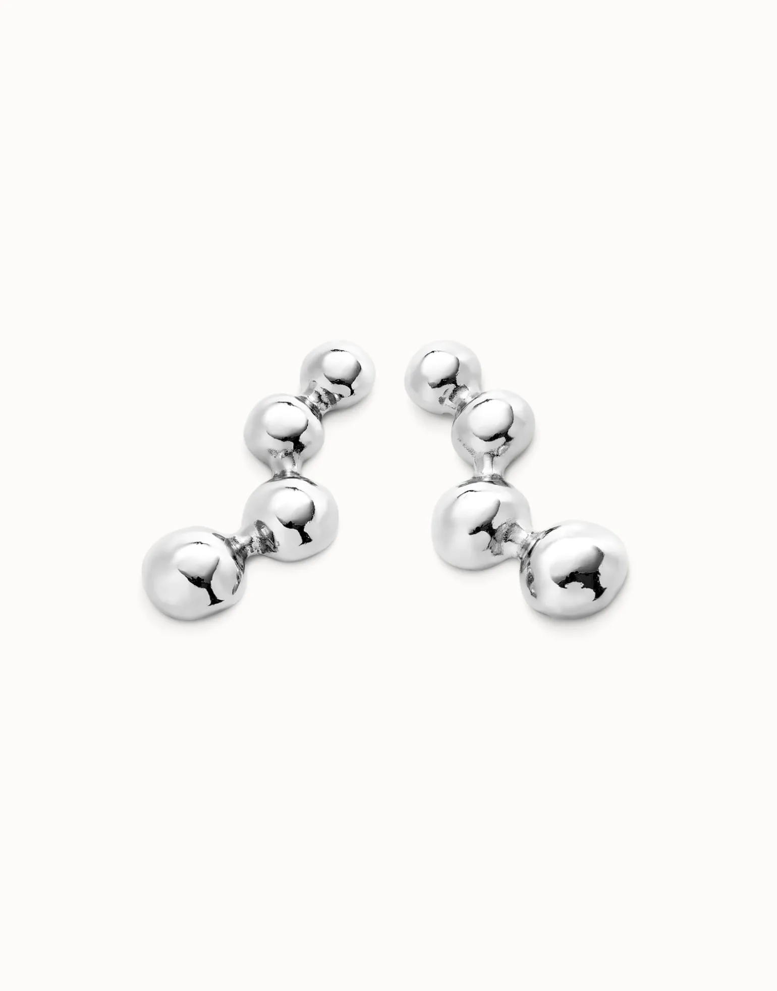 Drop earrings with beads