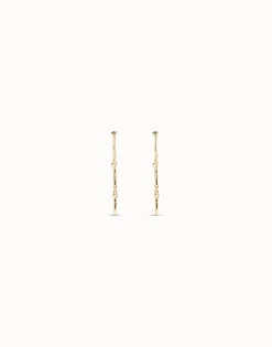 Drop eearrings with the iconic UNOde50 nail