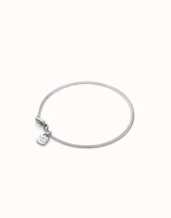 Flat snake chain bracelet
