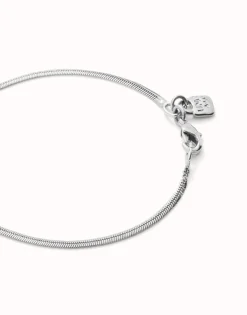 Flat snake chain bracelet