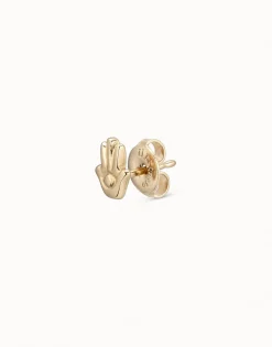 Hamsa Single Stud Earring