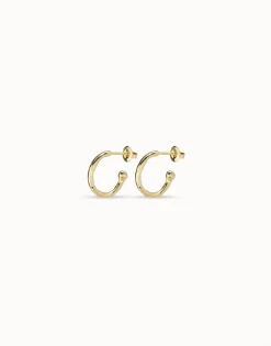 Hoop charm earrings
