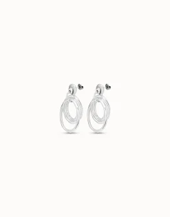 Irregular hoop earrings