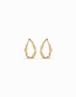 Large hoop earrings