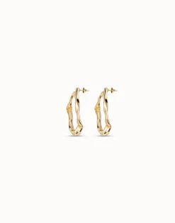 Large hoop earrings