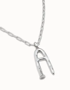 Long link chain charm necklace