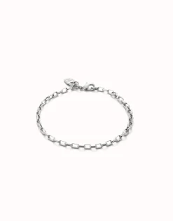 Mid-sized link charm chain bracelet