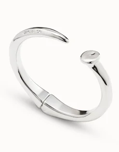 Nail shaped bangle bracelet
