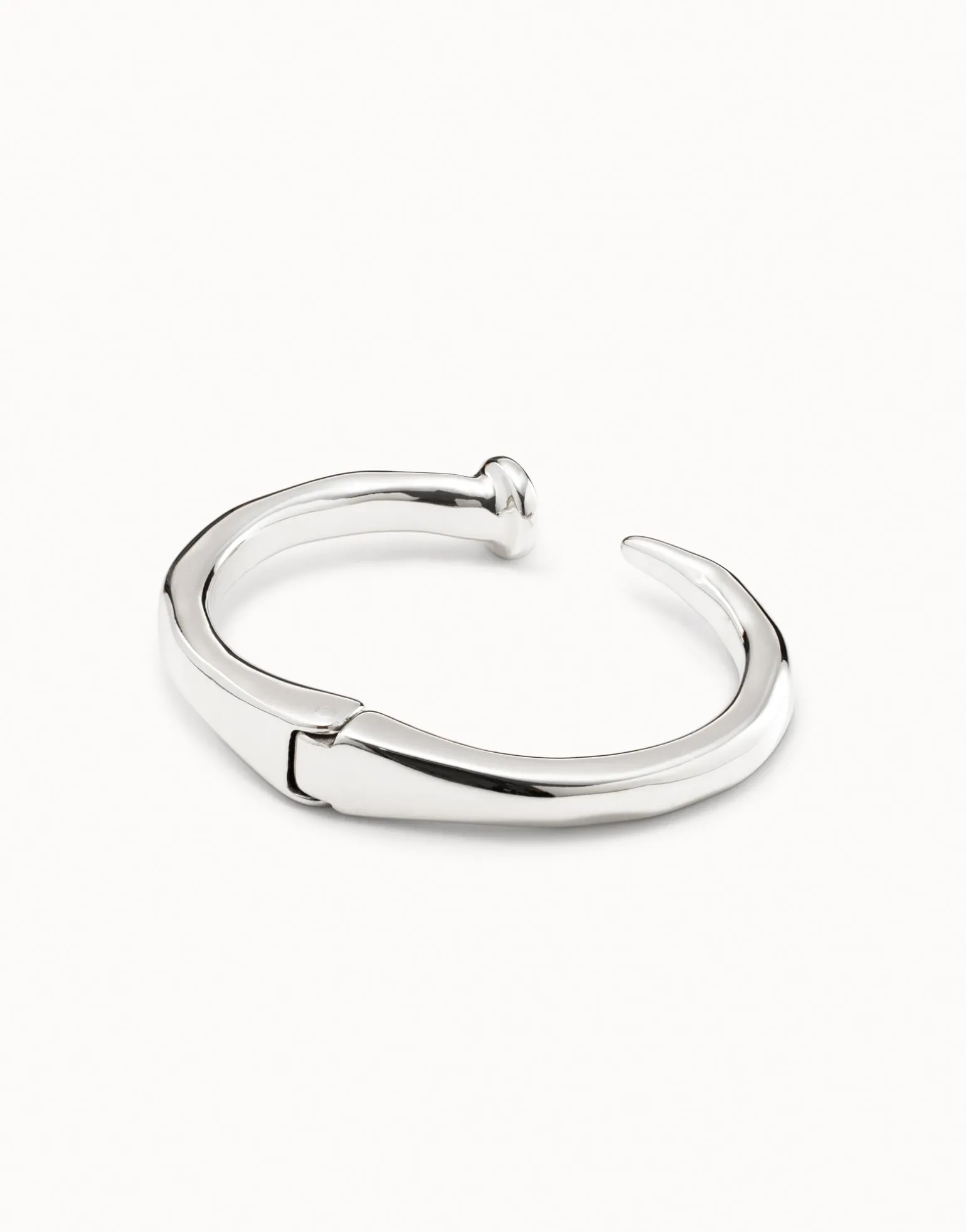 Nail shaped bangle bracelet