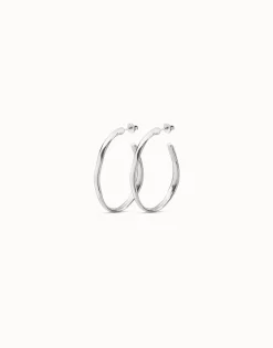 Open hoop earrings