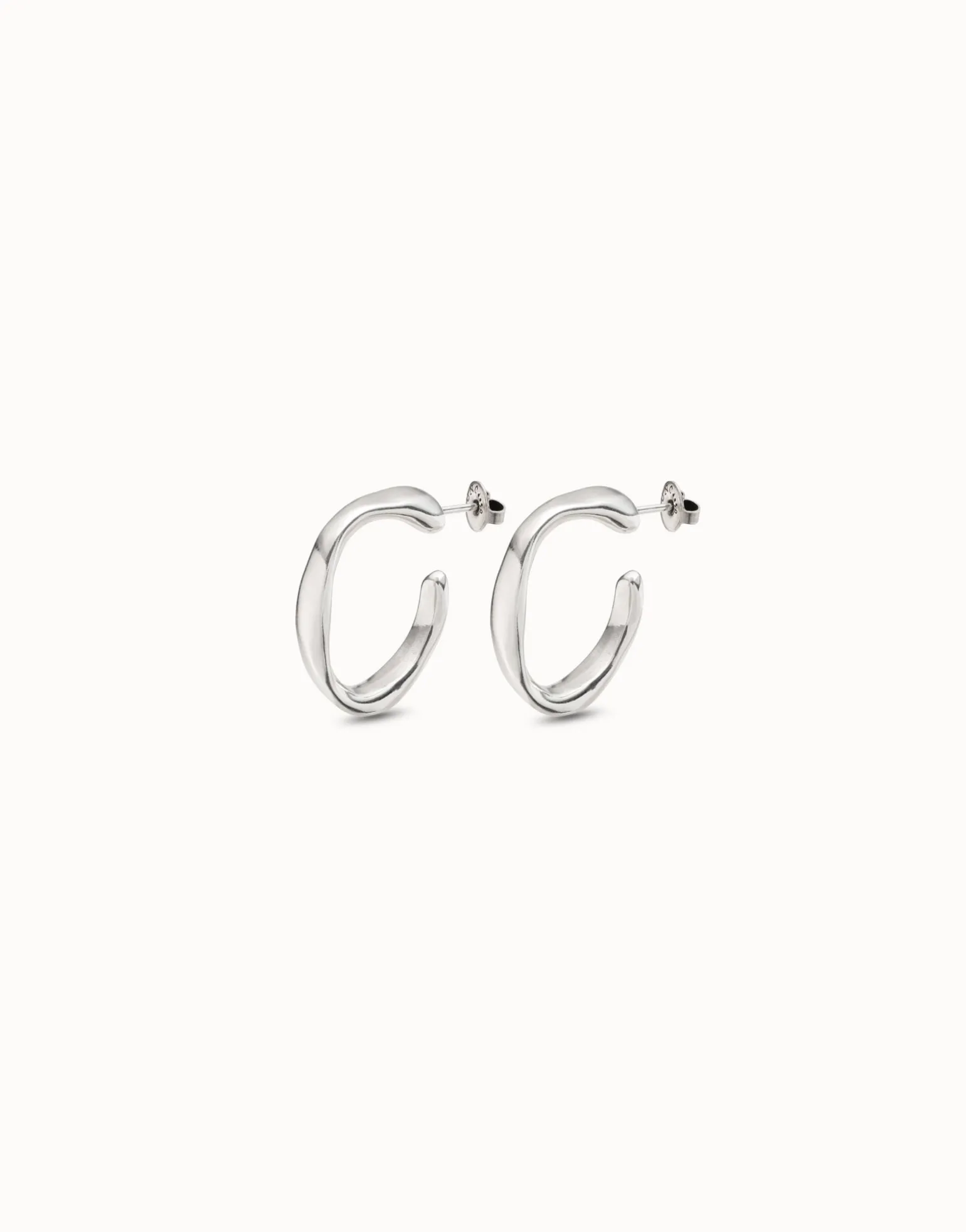 Open hoop earrings