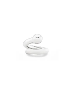 Open organic‑design ring