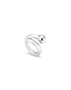 Open organic‑design ring