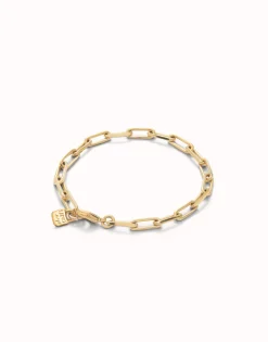 Rectangular link chain bracelet