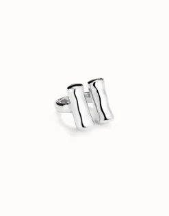 Ring with two vertical tubes