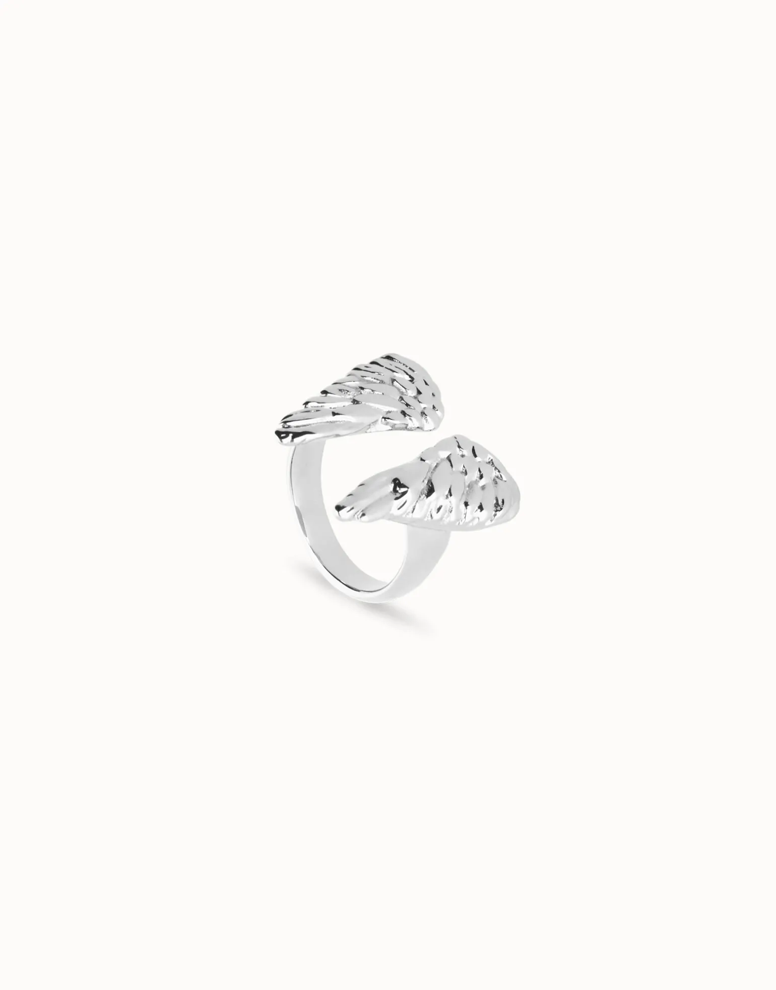 Ring with wing design