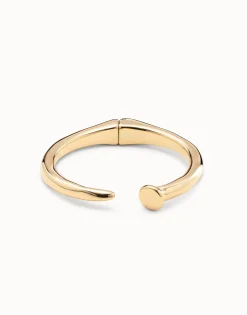 Sculptural‑style bangle bracelet