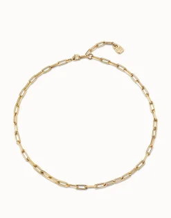 Short link chain charm necklace