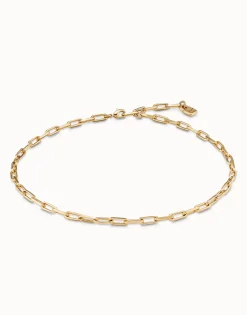 Short link chain charm necklace