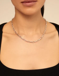 Short link chain charm necklace