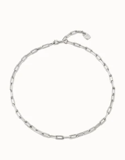 Short link chain charm necklace