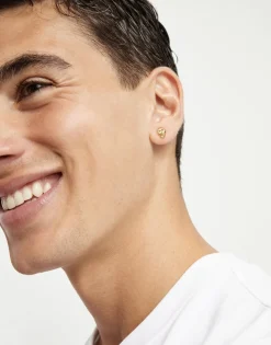 Skull single stud earring