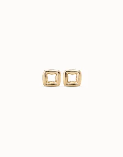 Square stud earrings
