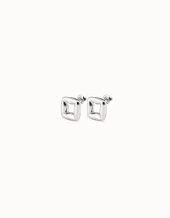 Square stud earrings