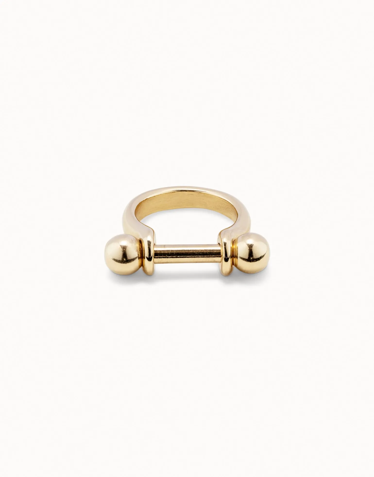 Wide ring with textured relief